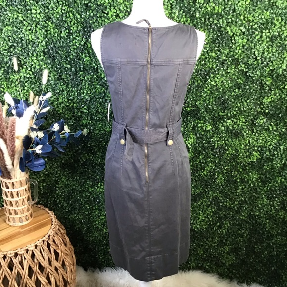 Anthropologie utility dress  Gray nwt - Picture 8 of 12